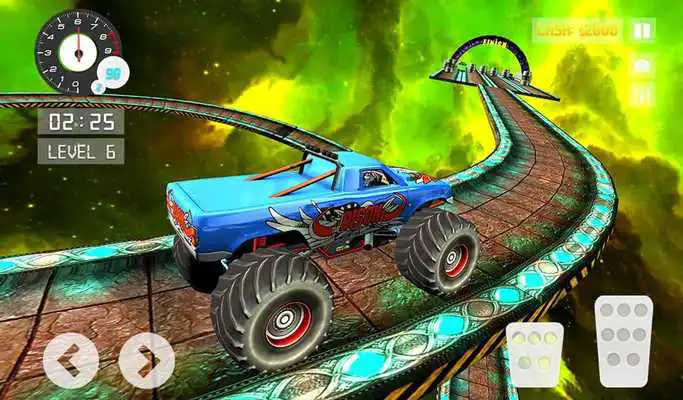 Play Monstair: Monster Truck Impossible Sky Tracks 2017