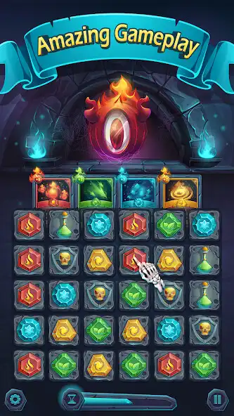 Play Monster Battle - Match3 Puzzle as an online game Monster Battle - Match3 Puzzle with UptoPlay