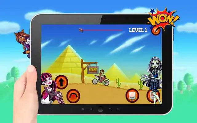 Play Monster Bike High Race Climbing Game FrEE