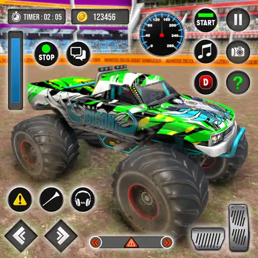 Play Monster Car Derby Demolition APK