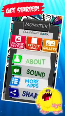 Play Monster Coloring Book Play Monster Coloring Book