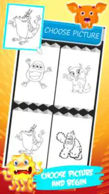 Play Monster Coloring Book Play Monster Coloring Book