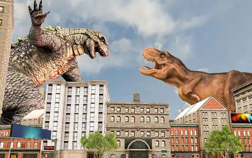 Play Monster Dinosaur Rampage : City Attack  and enjoy Monster Dinosaur Rampage : City Attack with UptoPlay