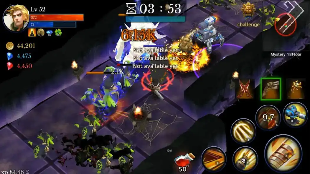 Play Monster Dungeon:Hunting Master  and enjoy Monster Dungeon:Hunting Master with UptoPlay