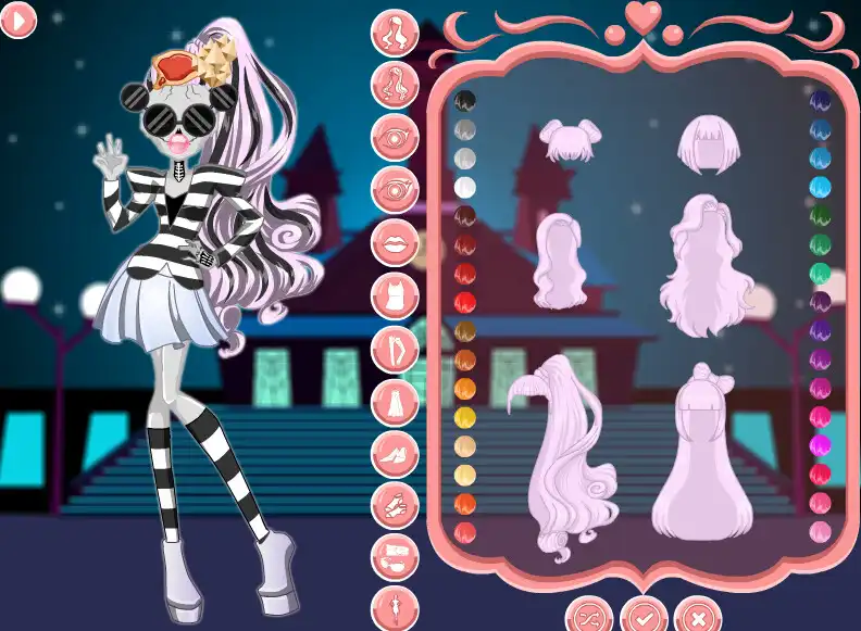 Play Monster Halloween Doll Style Dress up as an online game Monster Halloween Doll Style Dress up with UptoPlay