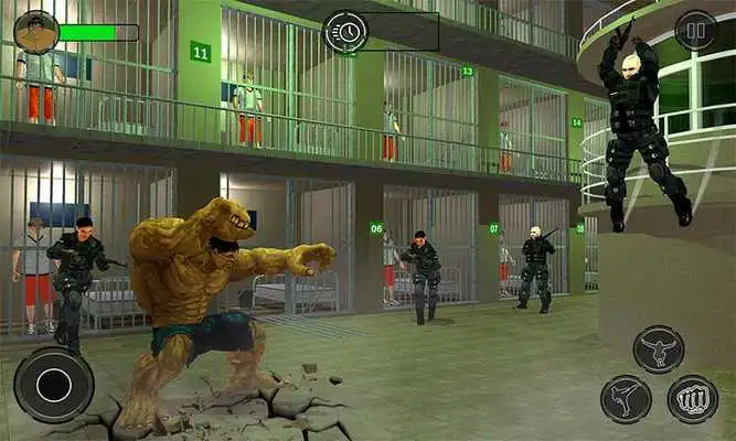 Play Monster Hero Prison Escape-Ninja Battle