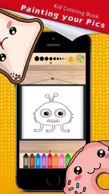 Play Monster Kid Coloring Book Pro
