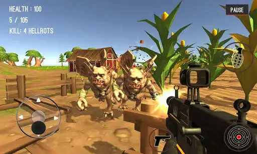 Play Monster Killing City Shooting as an online game Monster Killing City Shooting with UptoPlay
