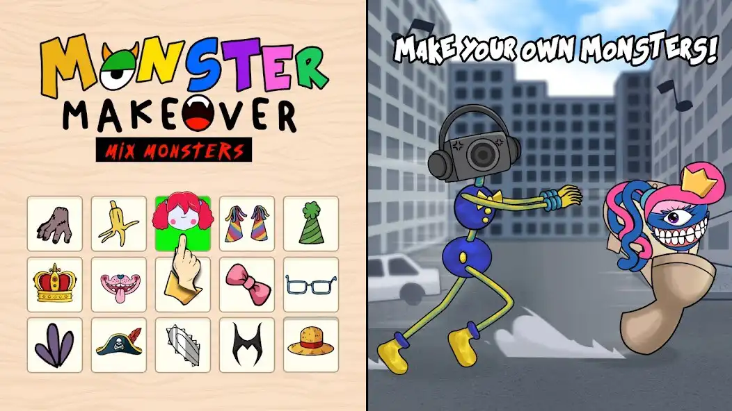 Play Monster Makeover: Mix Monsters  and enjoy Monster Makeover: Mix Monsters with UptoPlay