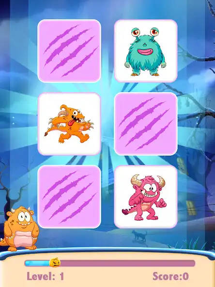Play Monster Match Card as an online game Monster Match Card with UptoPlay