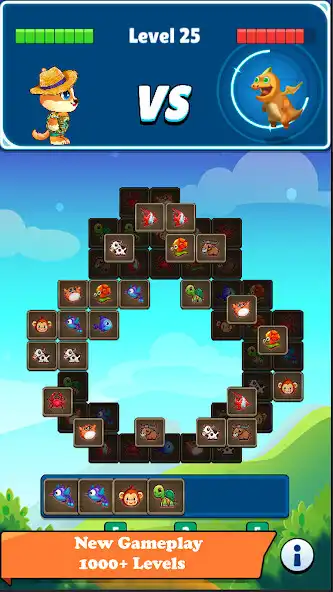 Play Monster Match - Merge Tilles as an online game Monster Match - Merge Tilles with UptoPlay