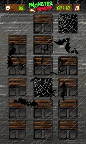 Play Monster Memory - Haunted House as an online game Monster Memory - Haunted House with UptoPlay