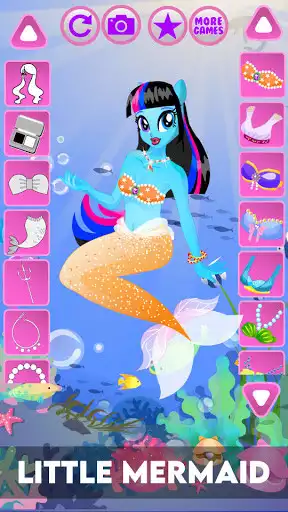 Play Monster Mermaid Dress Up as an online game Monster Mermaid Dress Up with UptoPlay