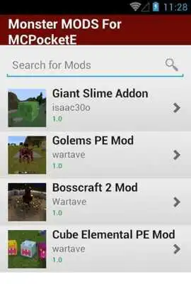 Play Monster MODS For MCPocketE