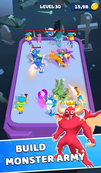 Play Monster Rampage: Merge Rainbow as an online game Monster Rampage: Merge Rainbow with UptoPlay