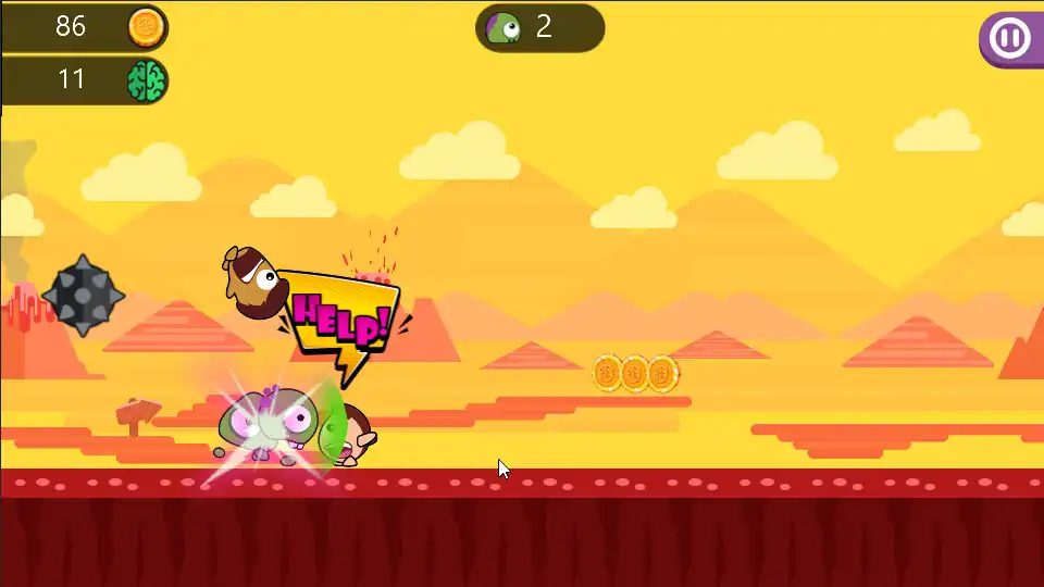 Play Monster Run: Jump Or Die as an online game Monster Run: Jump Or Die with UptoPlay