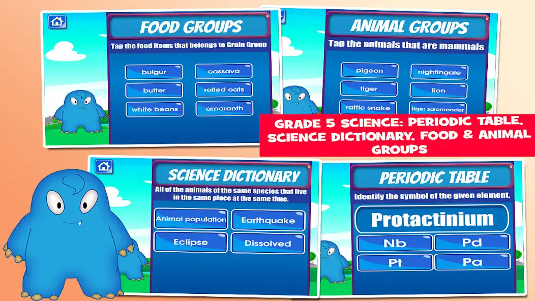 Play Monster School 5th Grade Games as an online game Monster School 5th Grade Games with UptoPlay