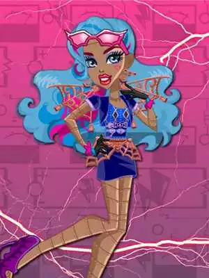 Play Monsters Fashion Style Dress up Makeup Game