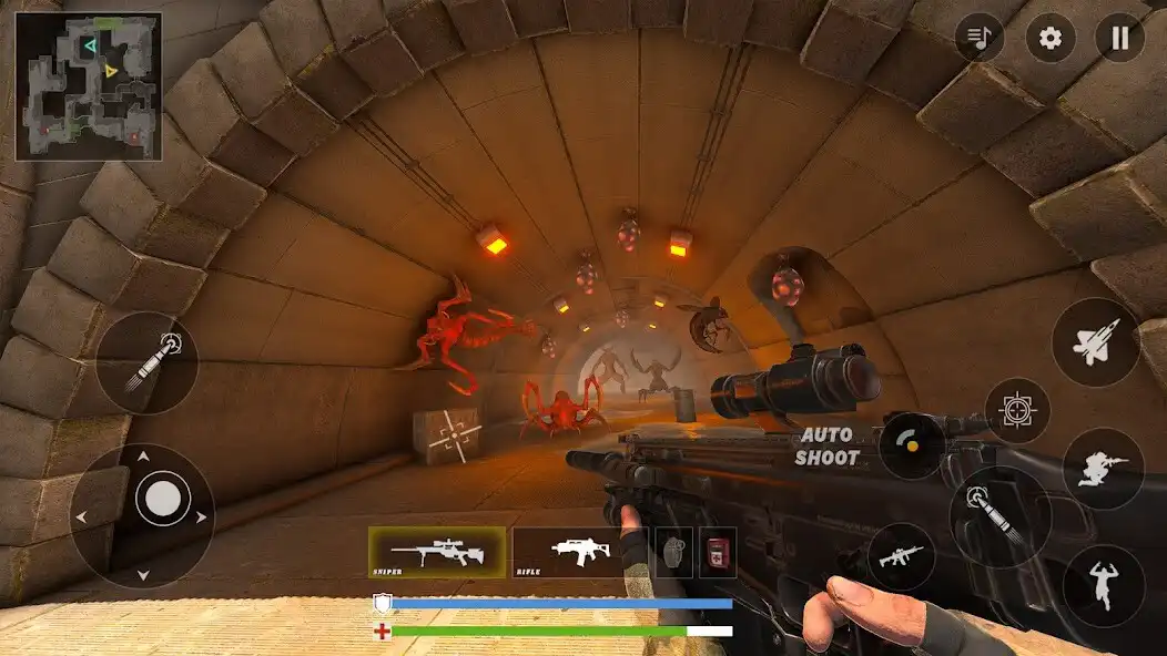 Play Monster Shooter: Gun Games as an online game Monster Shooter: Gun Games with UptoPlay