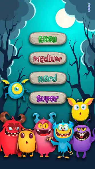 Play Monsters matching game as an online game Monsters matching game with UptoPlay