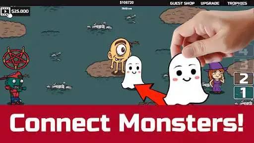 Play Monsters Merge: Christmas  and enjoy Monsters Merge: Christmas with UptoPlay