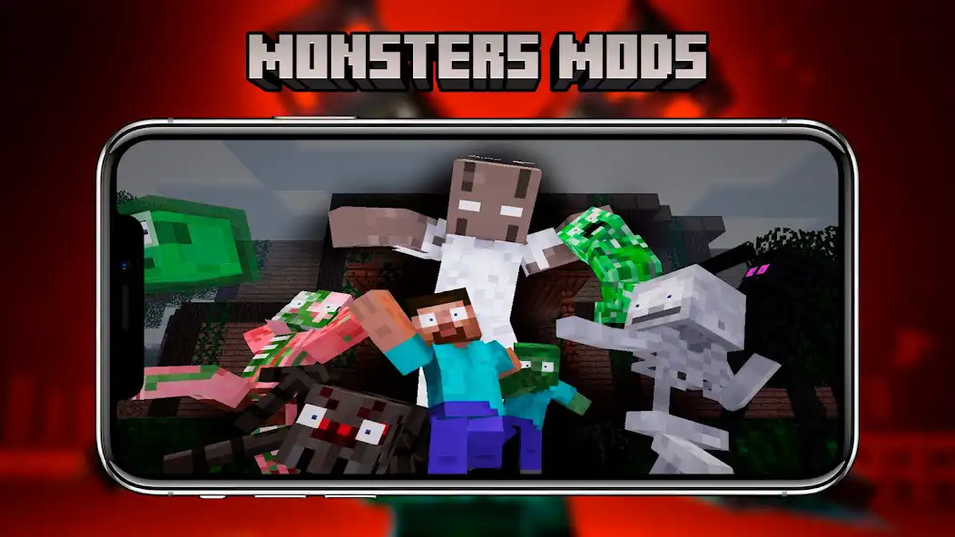 Play Monsters Mods for MCPE as an online game Monsters Mods for MCPE with UptoPlay