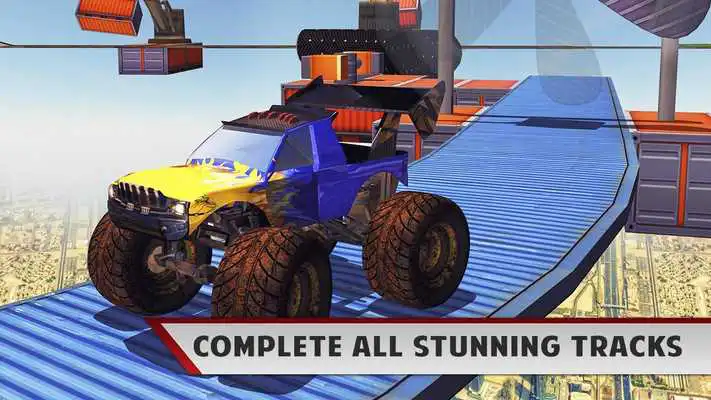 Play Monster Stunt Impossible Track Racing