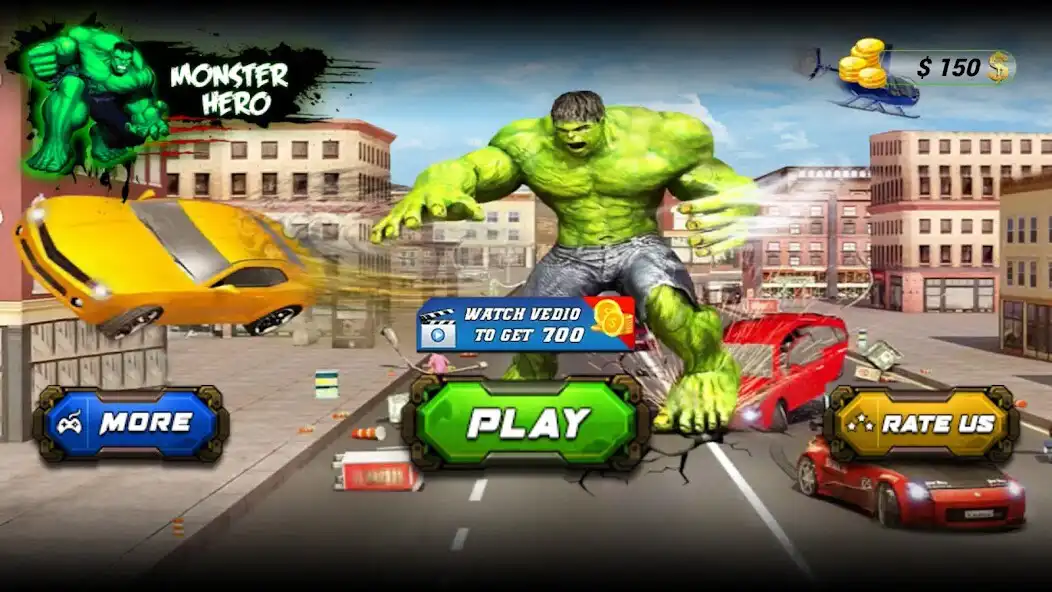 Play Monster Superhero: Green Fight  and enjoy Monster Superhero: Green Fight with UptoPlay