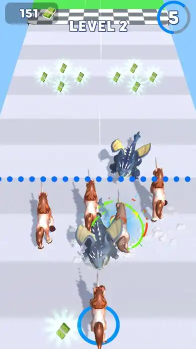 Play Monsters Vs Unicorns Fight as an online game Monsters Vs Unicorns Fight with UptoPlay