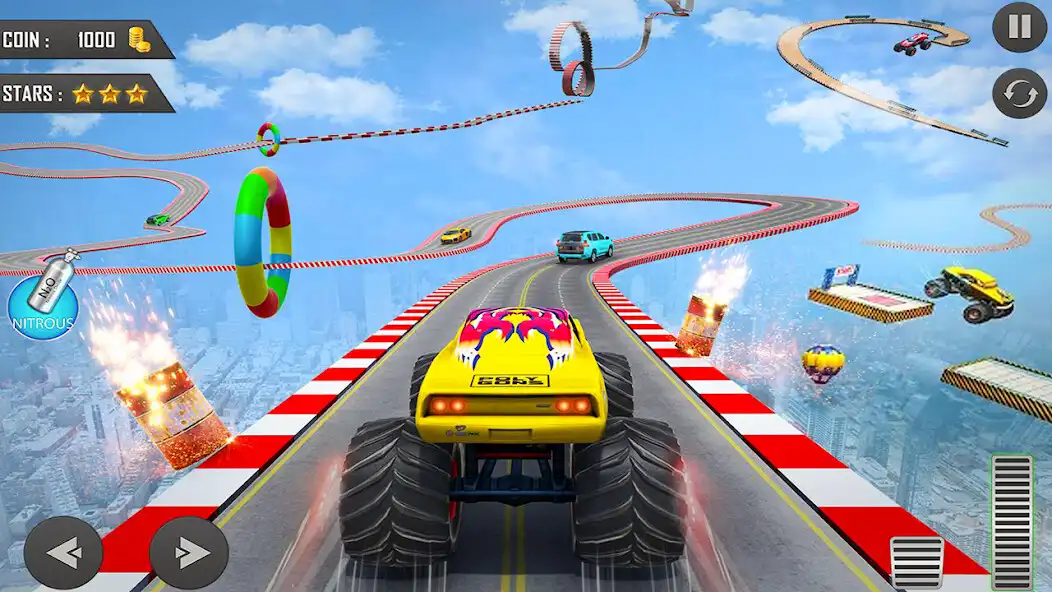 Play Monster Truck Crazy Stunt Race  and enjoy Monster Truck Crazy Stunt Race with UptoPlay