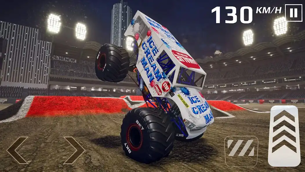 Play Monster Truck Crazy Stunt Race as an online game Monster Truck Crazy Stunt Race with UptoPlay