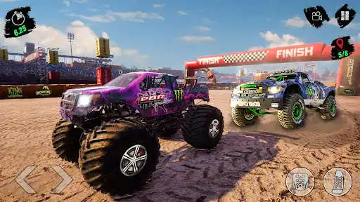 Play Monster Truck Derby Demolition as an online game Monster Truck Derby Demolition with UptoPlay