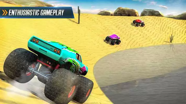 Play Monster Truck Desert Death Race 3D