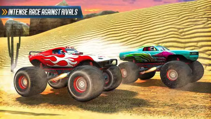 Play Monster Truck Desert Death Race 3D