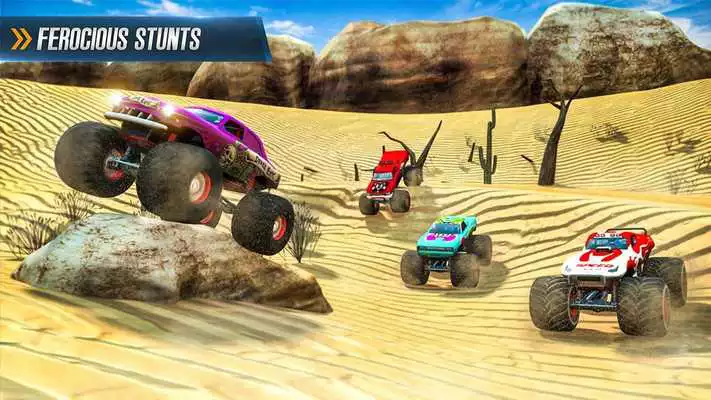 Play Monster Truck Desert Death Race 3D