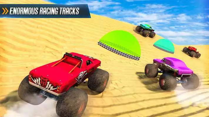 Play Monster Truck Desert Death Race 3D