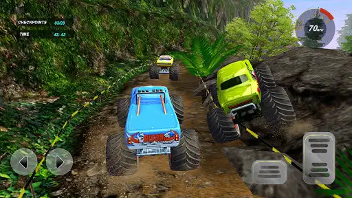 Play Monster Truck Downhill Racing as an online game Monster Truck Downhill Racing with UptoPlay