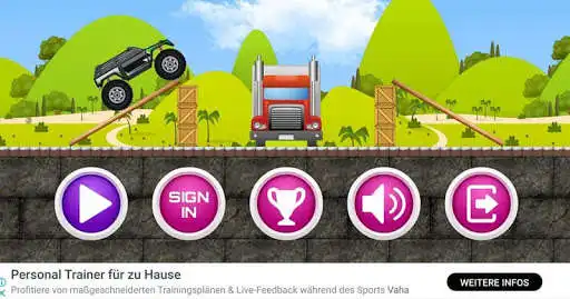 Play Monster truck game - jump over cars and transport  and enjoy Monster truck game - jump over cars and transport with UptoPlay