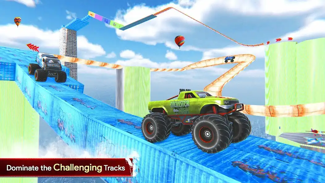 Play Monster Truck Games — 3D Stunt as an online game Monster Truck Games — 3D Stunt with UptoPlay
