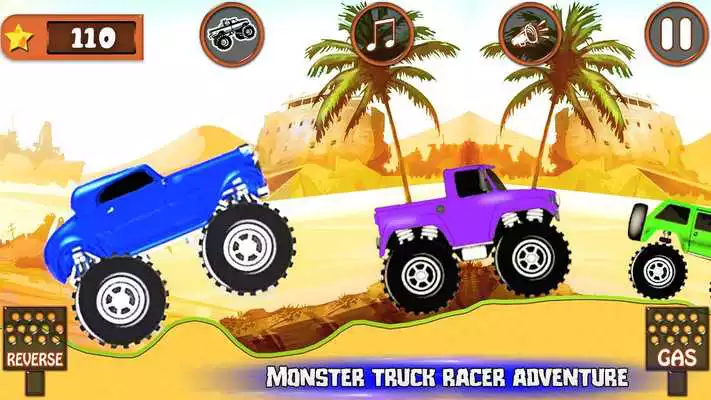 Play Monster Truck Games: Super 2D Race
