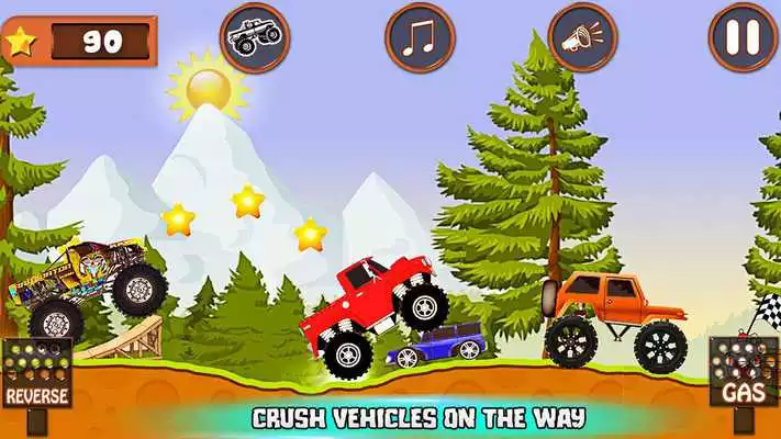 Play Monster Truck Games: Super 2D Race