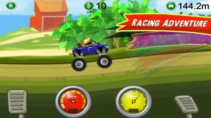 Play Monster Truck Hill Stunt 3D