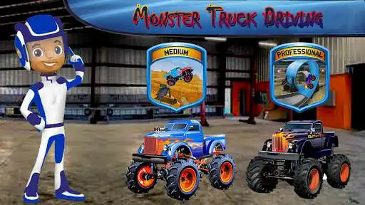 Play Monster Truck Mega Stunt Game  and enjoy Monster Truck Mega Stunt Game with UptoPlay