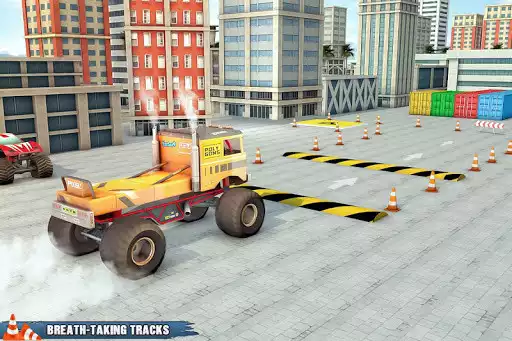 Play Monster Truck Parking Dirt Simulator as an online game Monster Truck Parking Dirt Simulator with UptoPlay