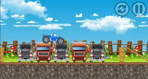 Play APK Monster Truck Racing Adventure Super 2D Race Games  and enjoy Monster Truck Racing Adventure Super 2D Race Games using 