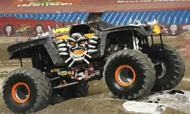 Play Monster Truck Racing Puzzle