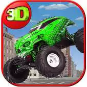 Free play online Monster Truck Racing Stunts 3D APK