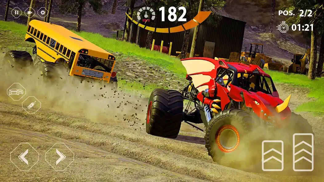 Play Monster Truck Racing Titans as an online game Monster Truck Racing Titans with UptoPlay