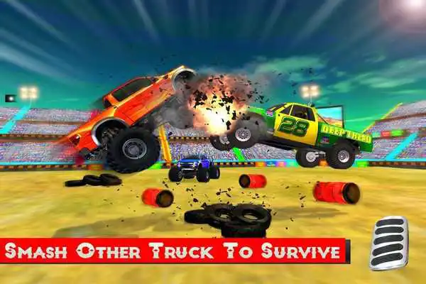 Play Monster Trucks Demolition Whirlpool Derby