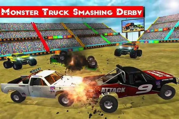 Play Monster Trucks Demolition Whirlpool Derby